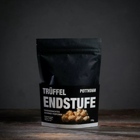 Pottkorn - Trüffel Endstufe – Gourmet Popcorn mit weißem Trüffel - Goldmädchen - Shop