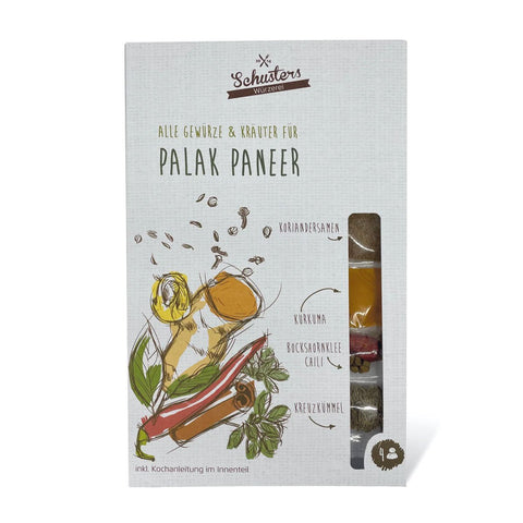 Schusters Würzerei - Palak Paneer – Nordindischer Klassiker für die heimische Küche - Goldmädchen - Shop