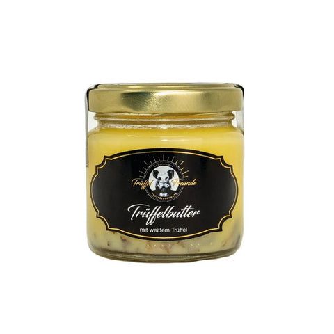 Trüffelfreunde - Black Label Trüffelbutter – Exklusiver Genuss mit weißem Trüffel - Goldmädchen - Shop