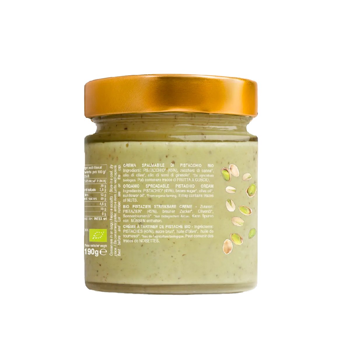 Conviva Süße Bio Pistaziencreme 190g - Goldmädchen-Shop