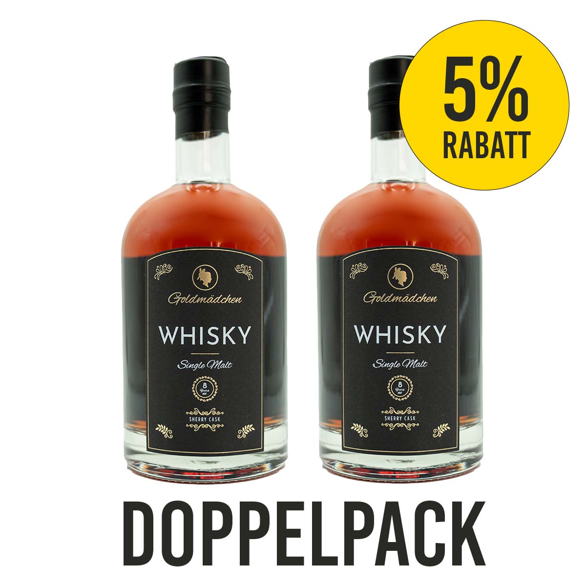 Goldmädchen Single Malt Whisky Sherry Cask 42% vol. 0,5l - Goldmädchen-Shop