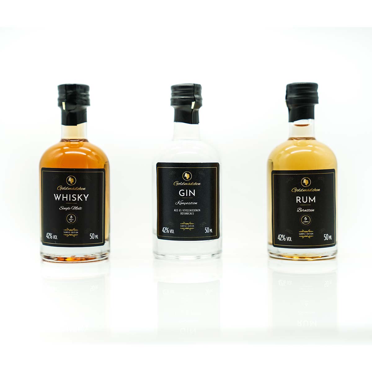 Sample Goldmädchen Rum Bernstein 42% vol. 50ml - Goldmädchen-Shop