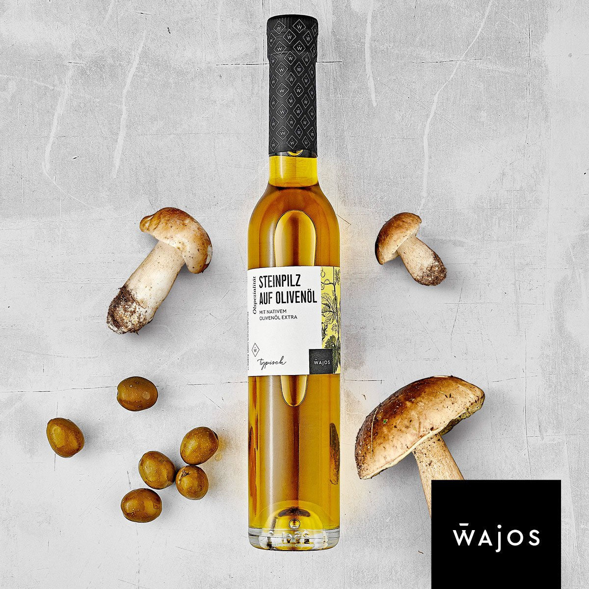 Wajos Steinpilz auf Olivenöl 250ml - Goldmädchen-Shop