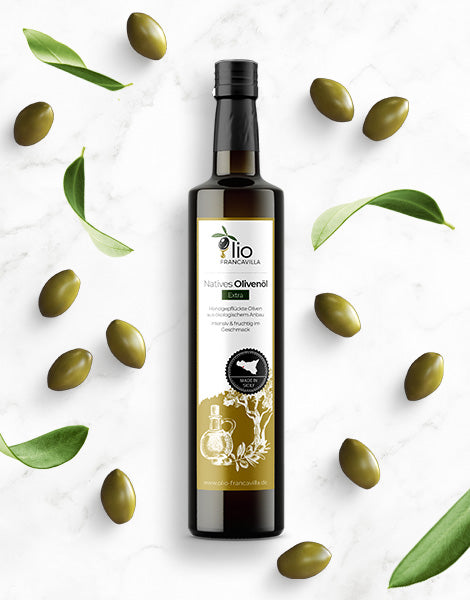 Francavillas Natives Olivenöl Extra (Biancolilla) |  kaltgepresst aus Sizilien