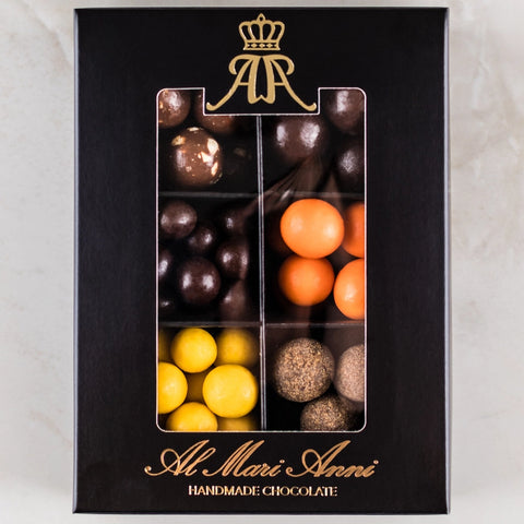 Al Mari Anni Dragees – Edle Schokolade mit 6 Geschmacksrichtungen