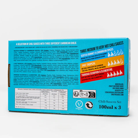 Crazy Bastard Karibik Box – 3er Set - Von “Inselurlaub” bis “Vulkan”