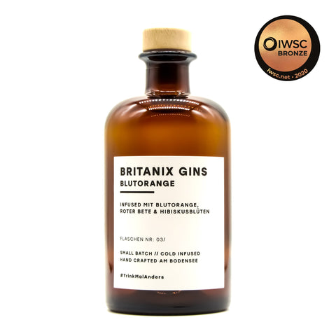 Britanix Blutorange Gin: Ein Meisterwerk der Zitrus - Alchemie - Goldmädchen - Shop