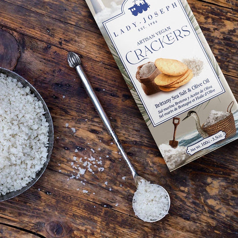 Britanny Sea Salt & Olive Oil Cracker: Eleganz in jedem Bissen - Goldmädchen - Shop