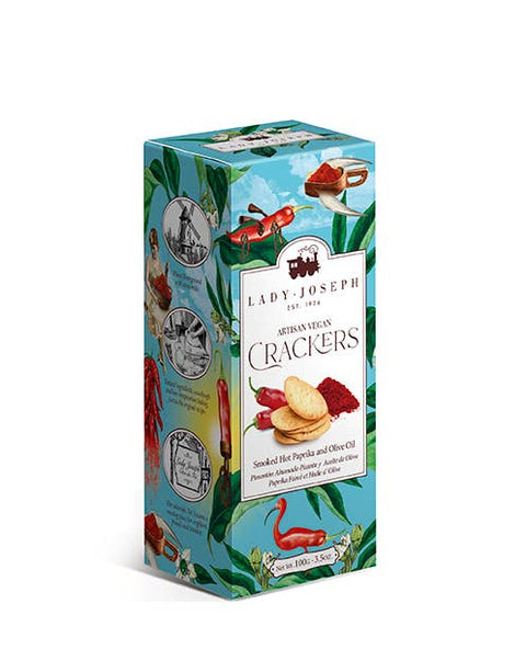 Lady Joseph Cracker mit geräucherter Paprika & Olivenöl: Ein Hauch von Würze - Goldmädchen - Shop