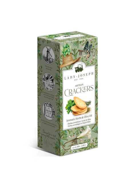 Lady Joseph Cracker mit Kräutern und Olivenöl: Mediterraner Genuss - Goldmädchen - Shop