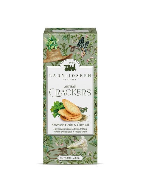 Lady Joseph Cracker mit Kräutern und Olivenöl: Mediterraner Genuss - Goldmädchen - Shop