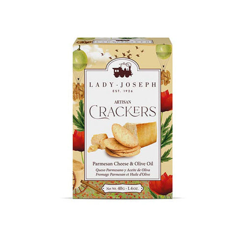 Lady Joseph Parmesan - Cracker: Traditioneller Genuss aus Olivenöl und Käse - Goldmädchen - Shop