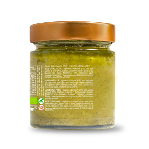 Convivia Bio-Auberginenpastete – ofengegarte Aubergine & Kräuter aus Sizilien - Patè di Melanze