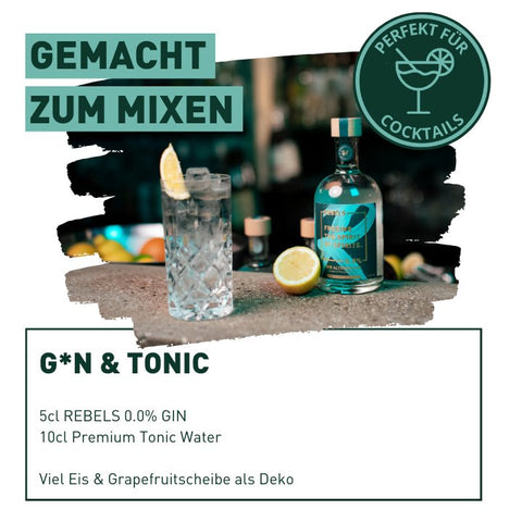 REBELS 0.0% Botanical Dry: Die Alkoholfreie Gin - Alternative - Goldmädchen - Shop