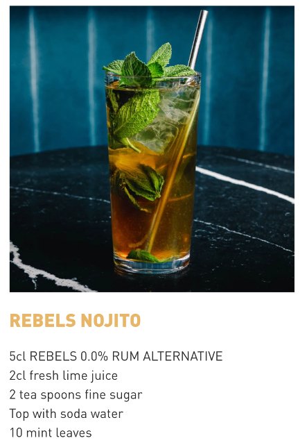 REBELS 0.0% Dark Spice: Die Alkoholfreie Rum - Alternative für Kenner - Goldmädchen - Shop