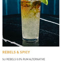 REBELS 0.0% Dark Spice: Die Alkoholfreie Rum - Alternative für Kenner - Goldmädchen - Shop