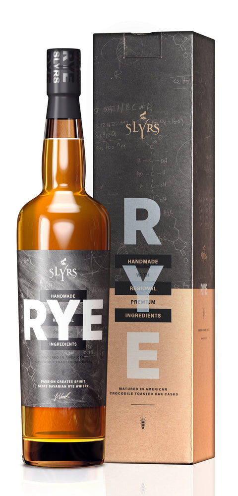 SLYRS Bavarian RYE Whisky – Roggen - Whisky aus Bayern mit 41% Vol. - Goldmädchen - Shop