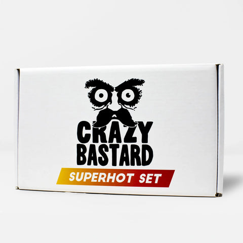 Crazy Bastard 3er Set „Super Hot“ – Das Set für Fortgeschrittene – drei Sorten, ein Ziel