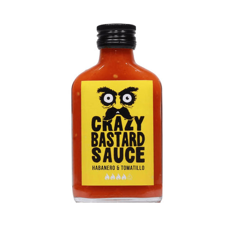 Crazy Bastard Hot Sauce - Habanero & Tomatillo 100ml - Goldmädchen-Shop