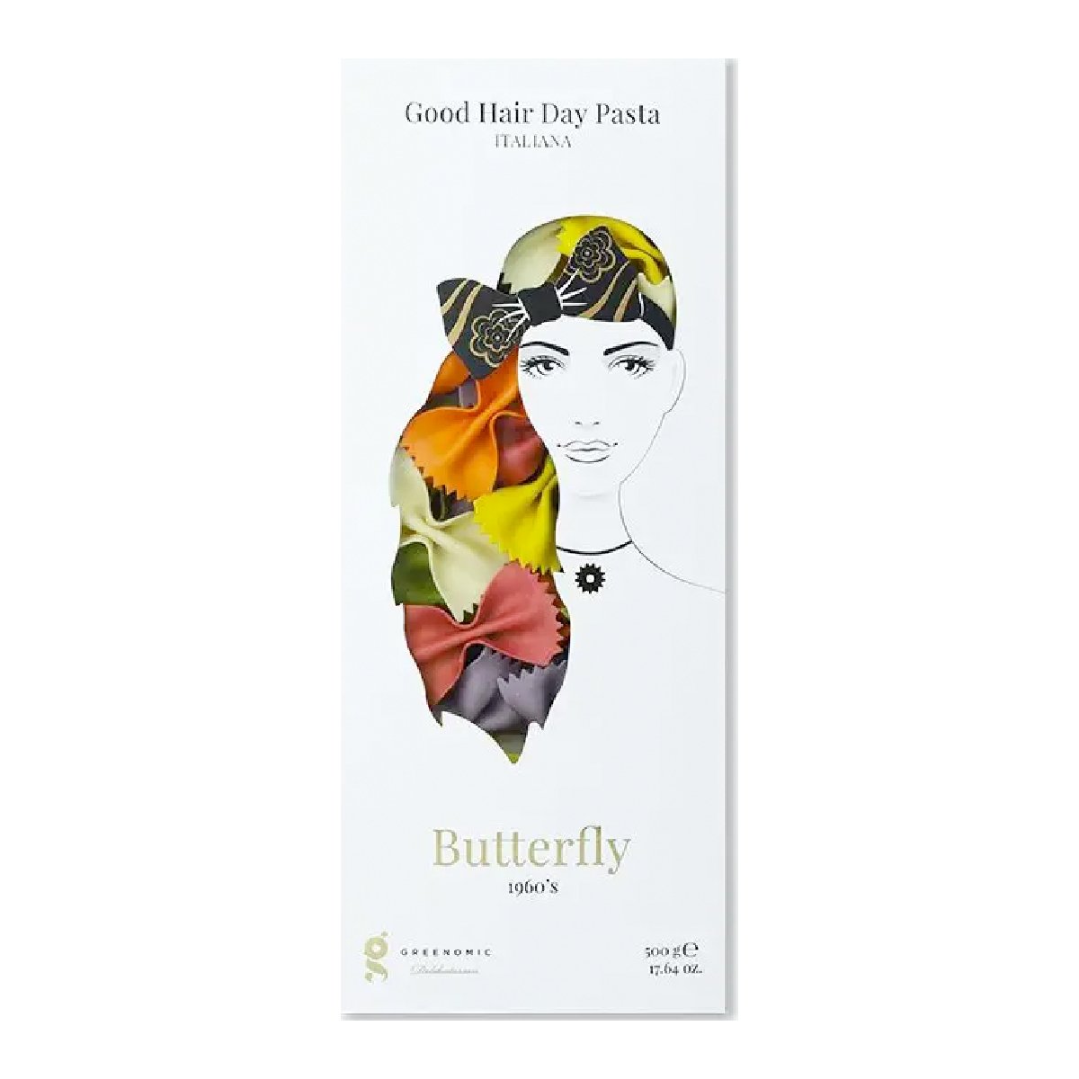 Good Hair Day Pasta Butterfly 1960´s - Goldmädchen-Shop