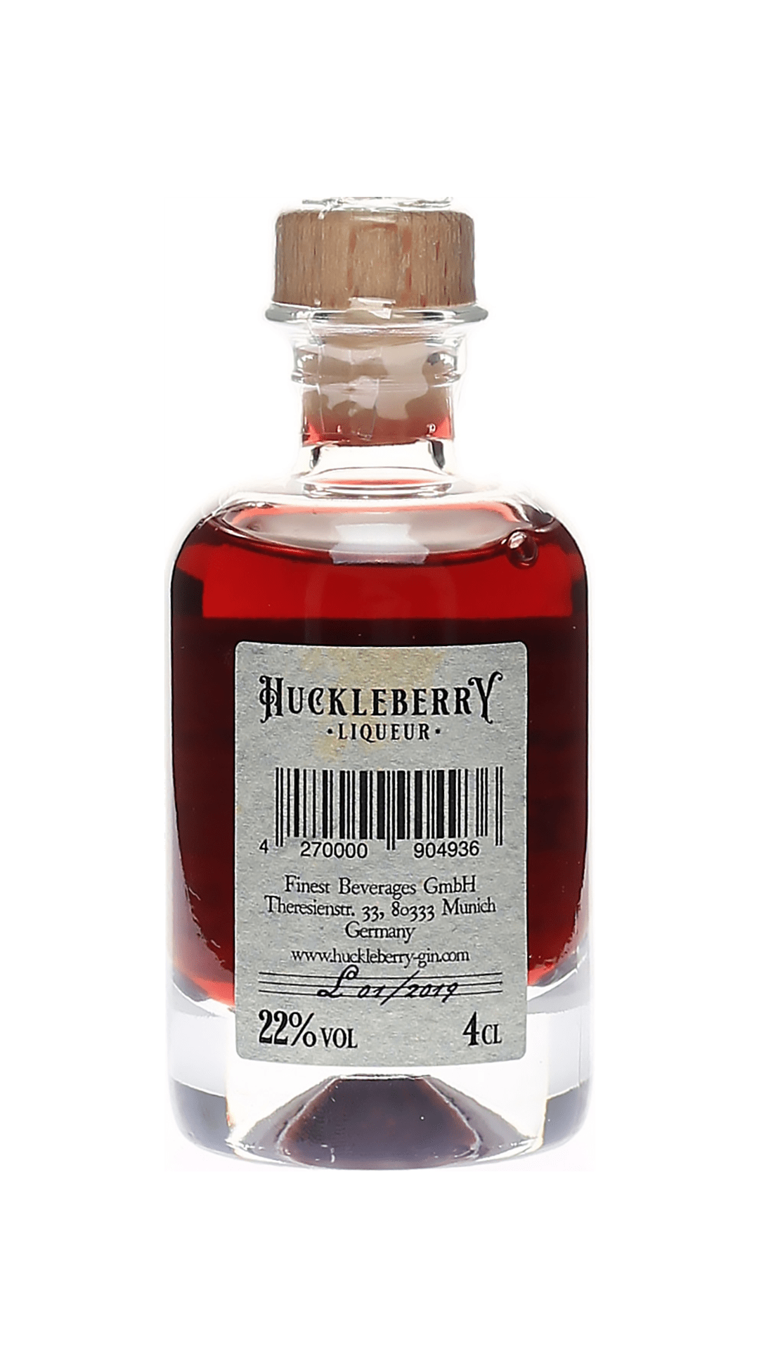Huckleberry Gin Liqueur 40ml - Goldmädchen-Shop