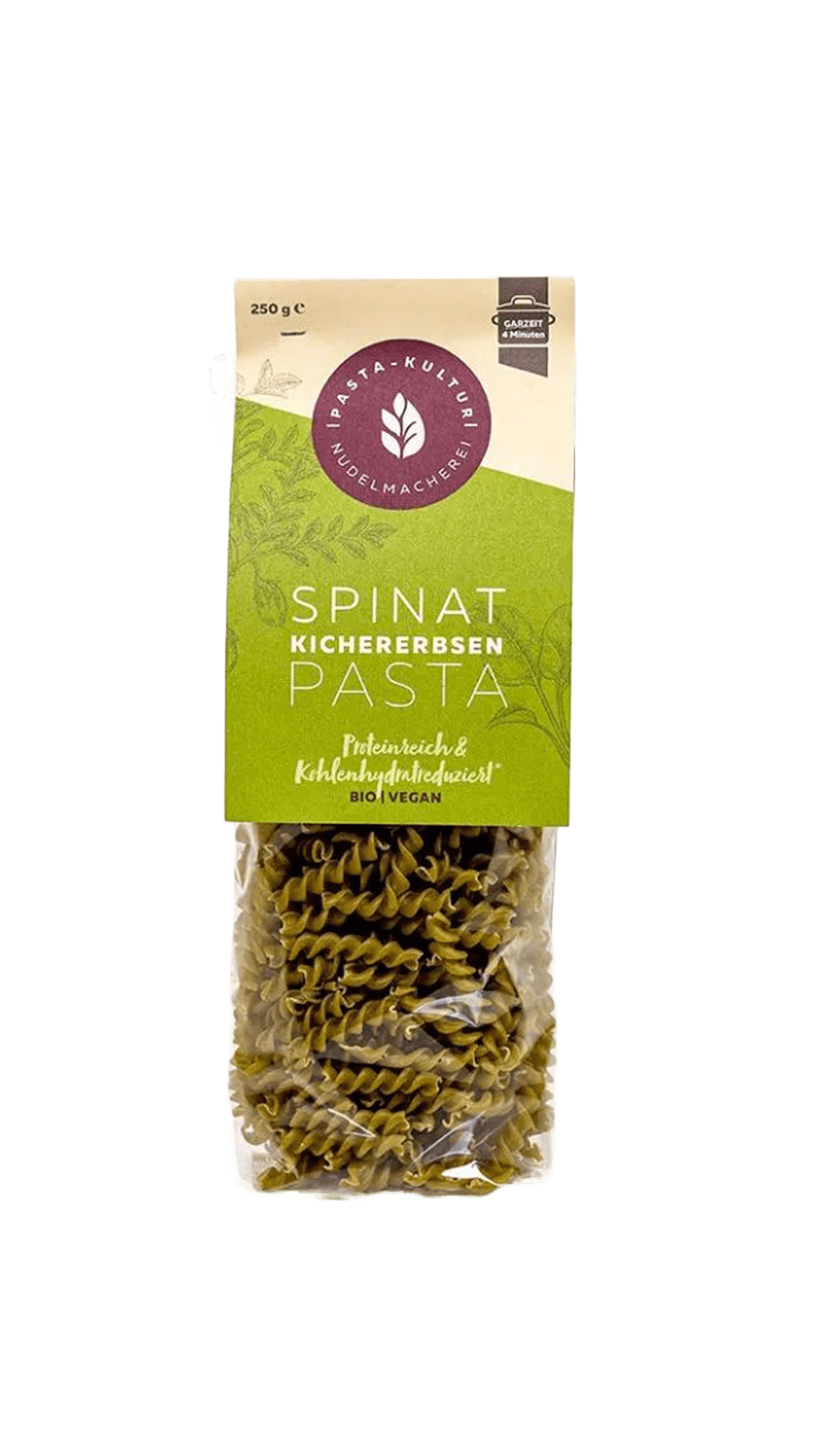 Pastakultur Spinat Kichererbsen Pasta - Goldmädchen-Shop