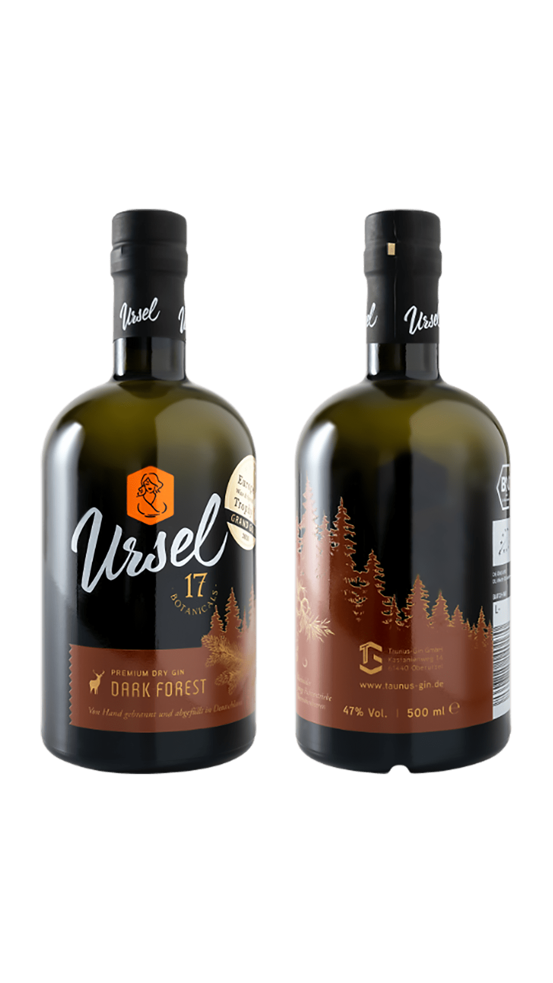 Ursel Taunus Dry Gin Dark Forest - Goldmädchen-Shop